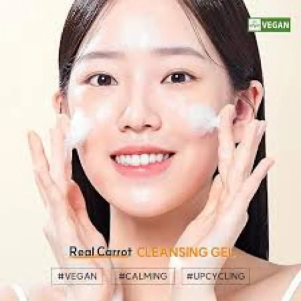 VPROVE Real Carrot Cleansing Gel 200ml Vegan K-Beauty Low pH